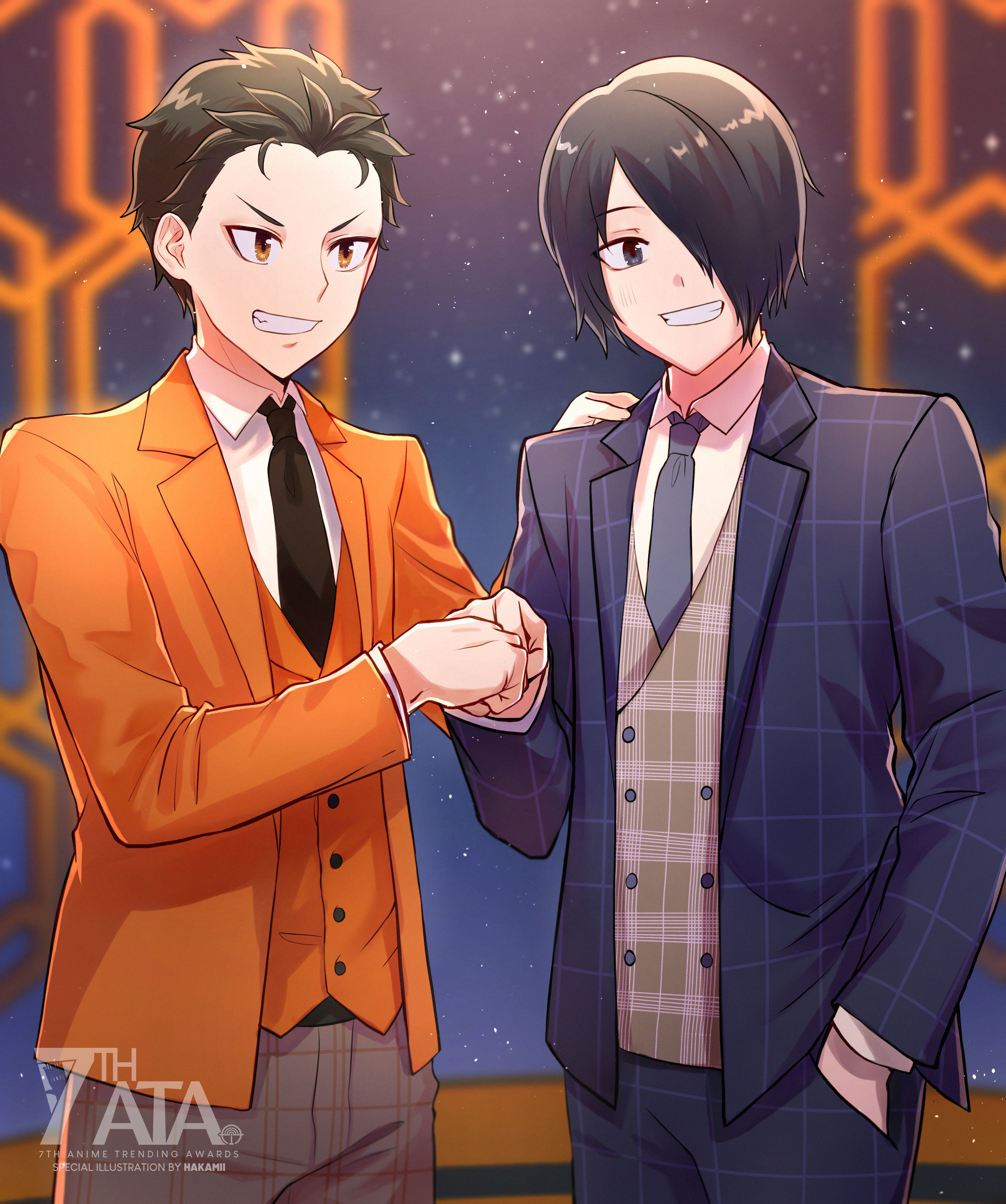 Yuu Ishigami and Subaru Natsuki square off for the Boy of the Year title at 7th Anime Trending Awards