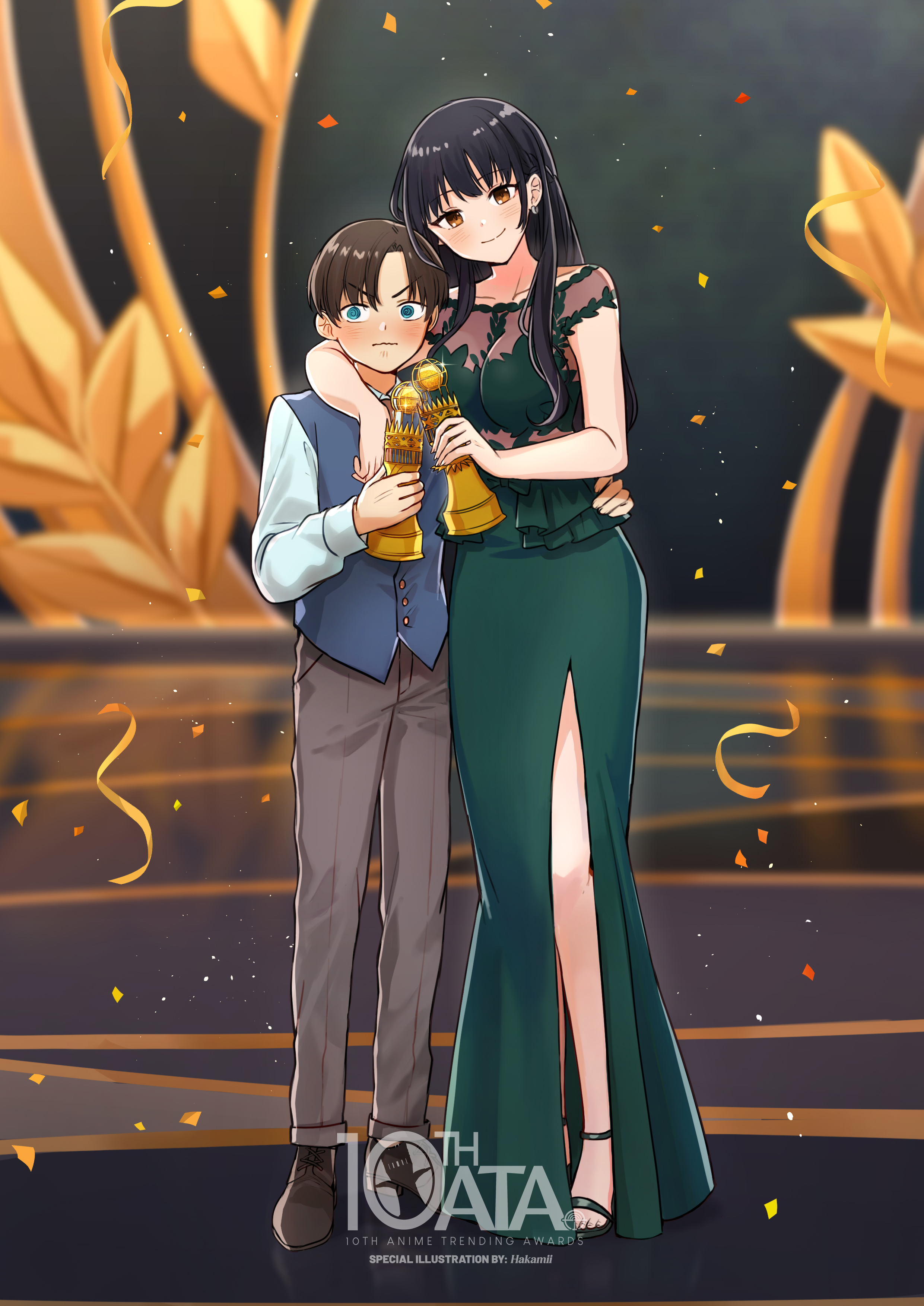 The Dangers in My Heart's Kyotaro and Anna proclaimed Couple or Ship of the Year in the 10th Anime Trending Awards